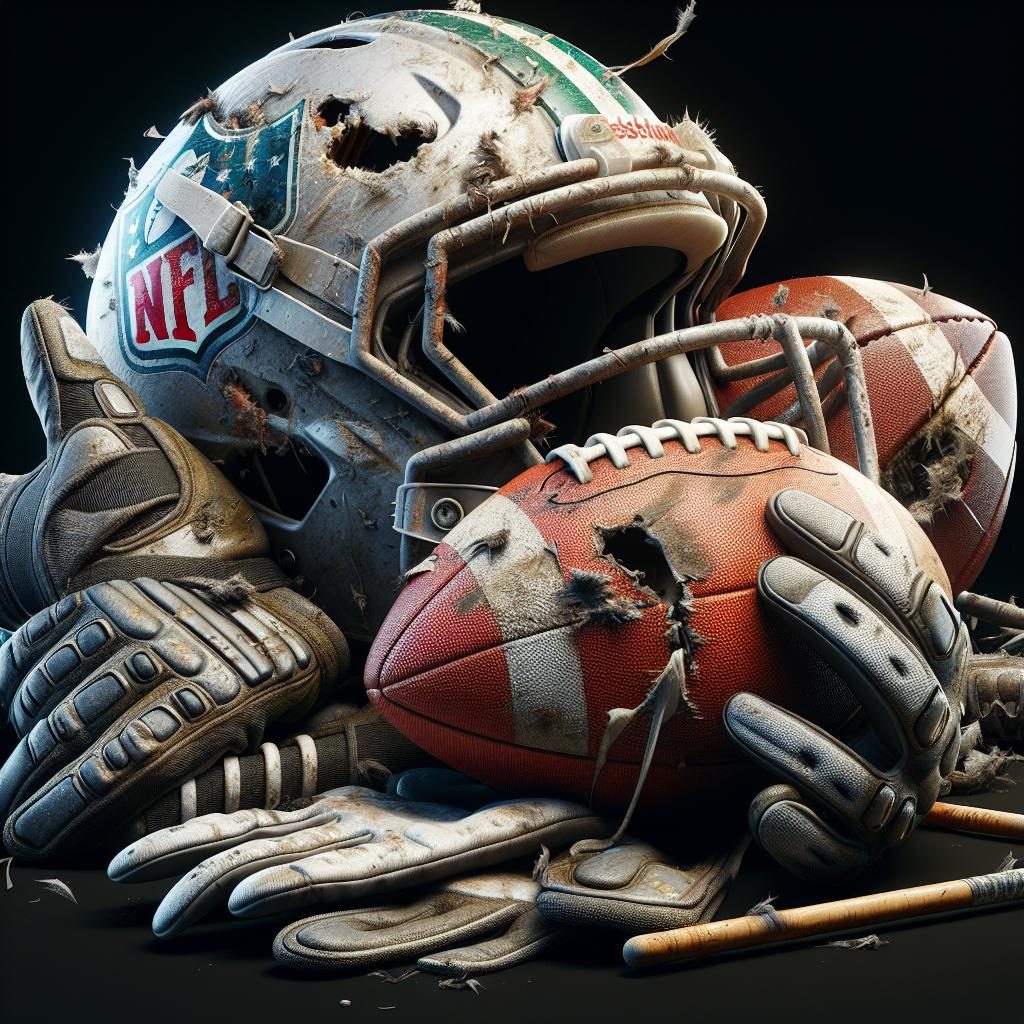 Injured Football Equipment