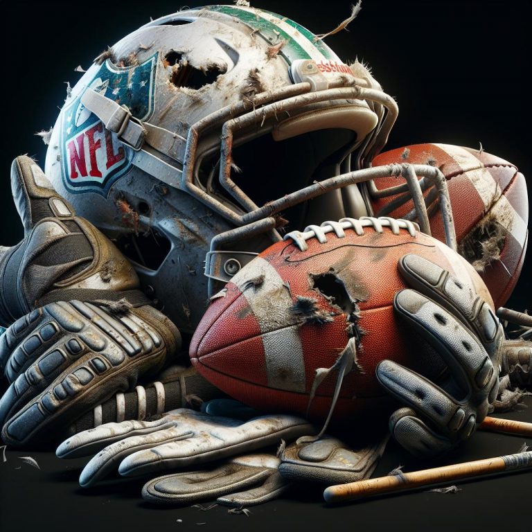Injured Football Equipment