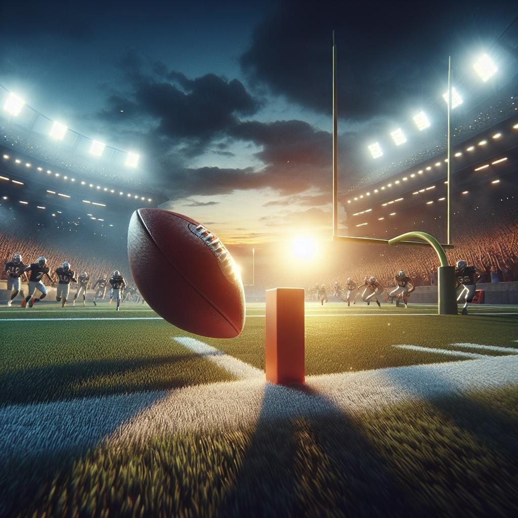"Game-Winning Touchdown Football"