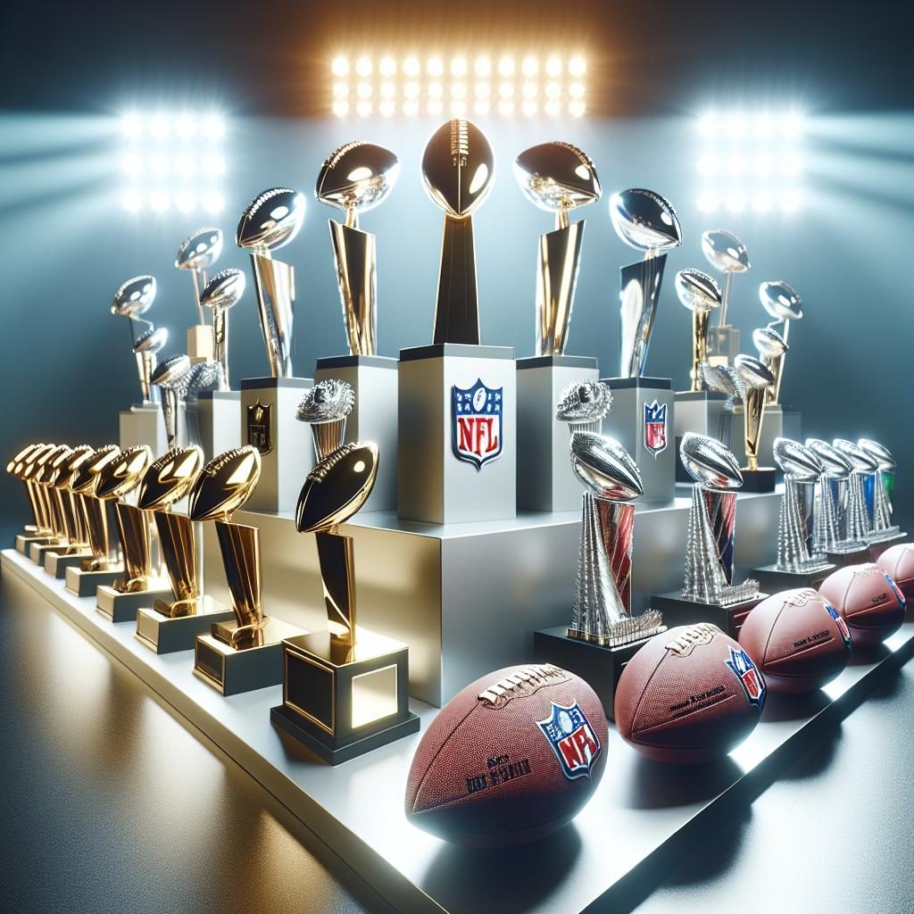 "Football Trophy Display"