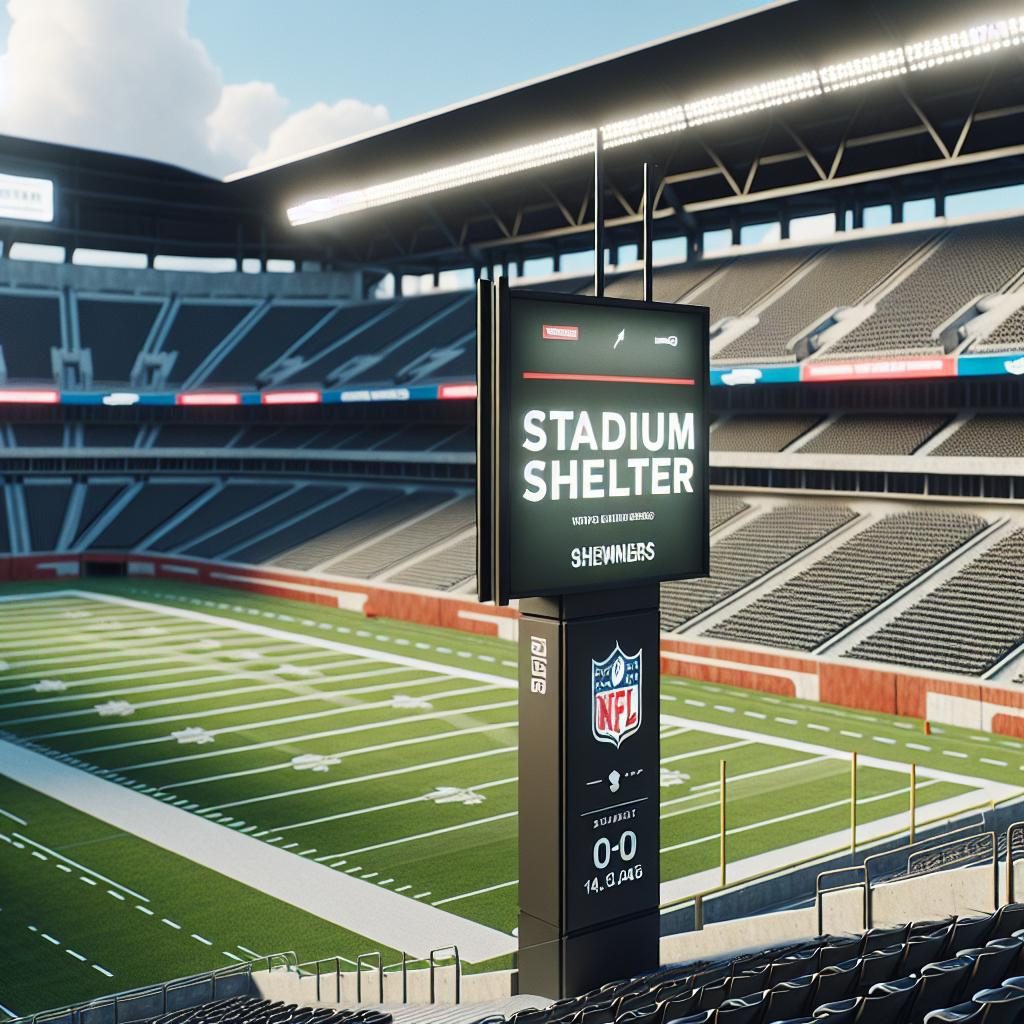 "Stadium Shelter Signage"