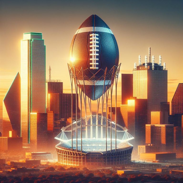 Dallas Skyline at Sunset