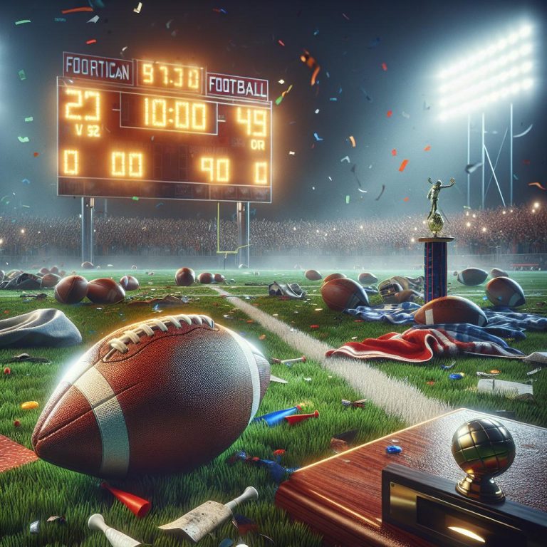 Football Victory Celebration