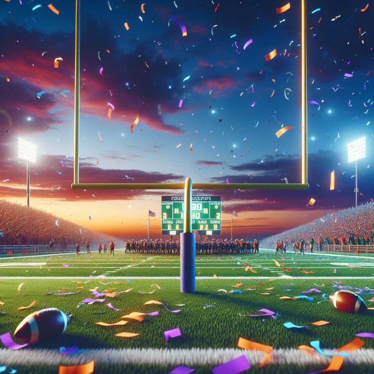 "Football Field Celebration"