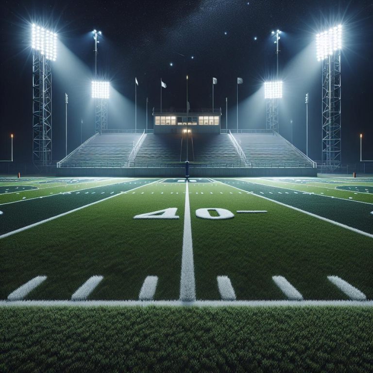 Football Field Night Lights
