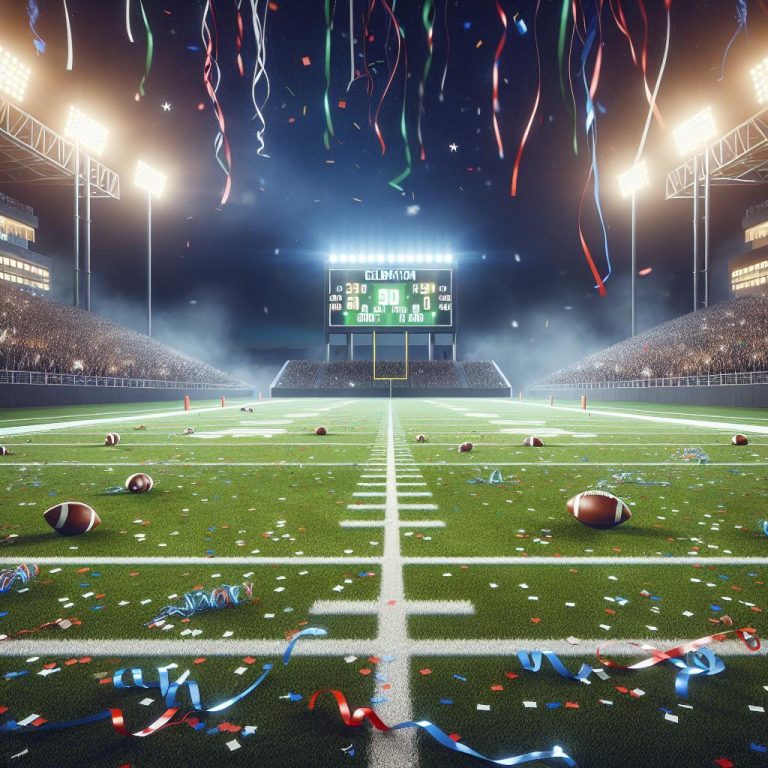 Football Field Celebration