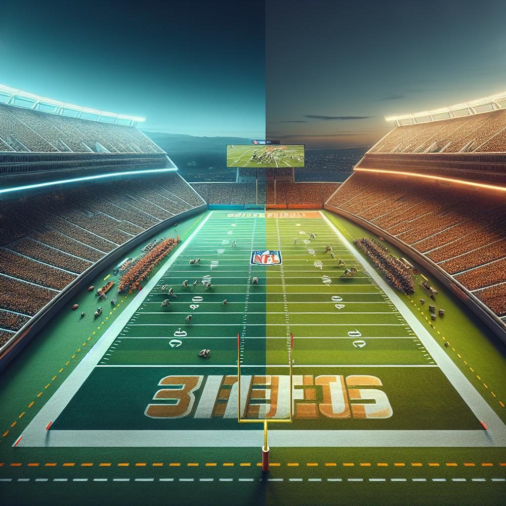 Football field transition