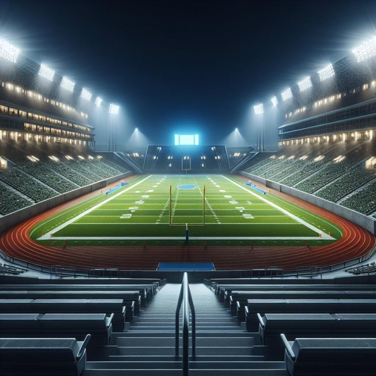 "Empty Football Stadium"