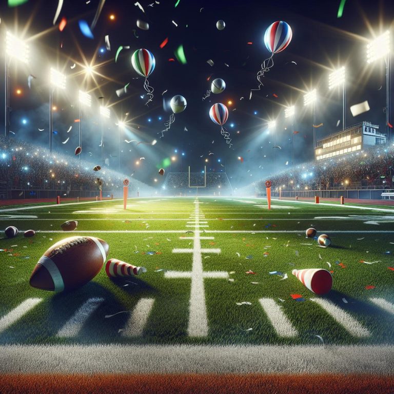 Football Field Celebration