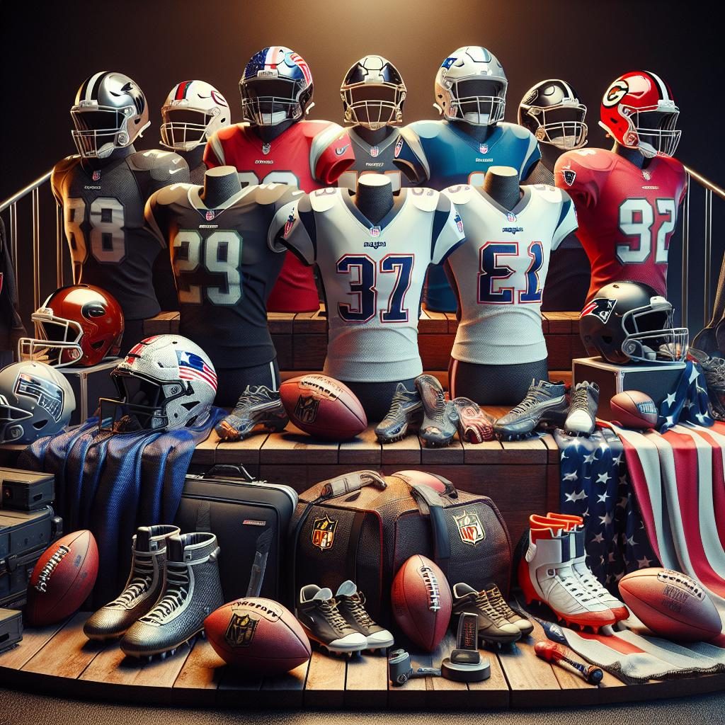Football Gear Display