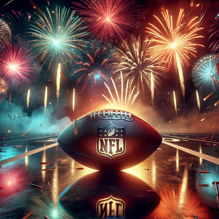Football Rivalry Fireworks