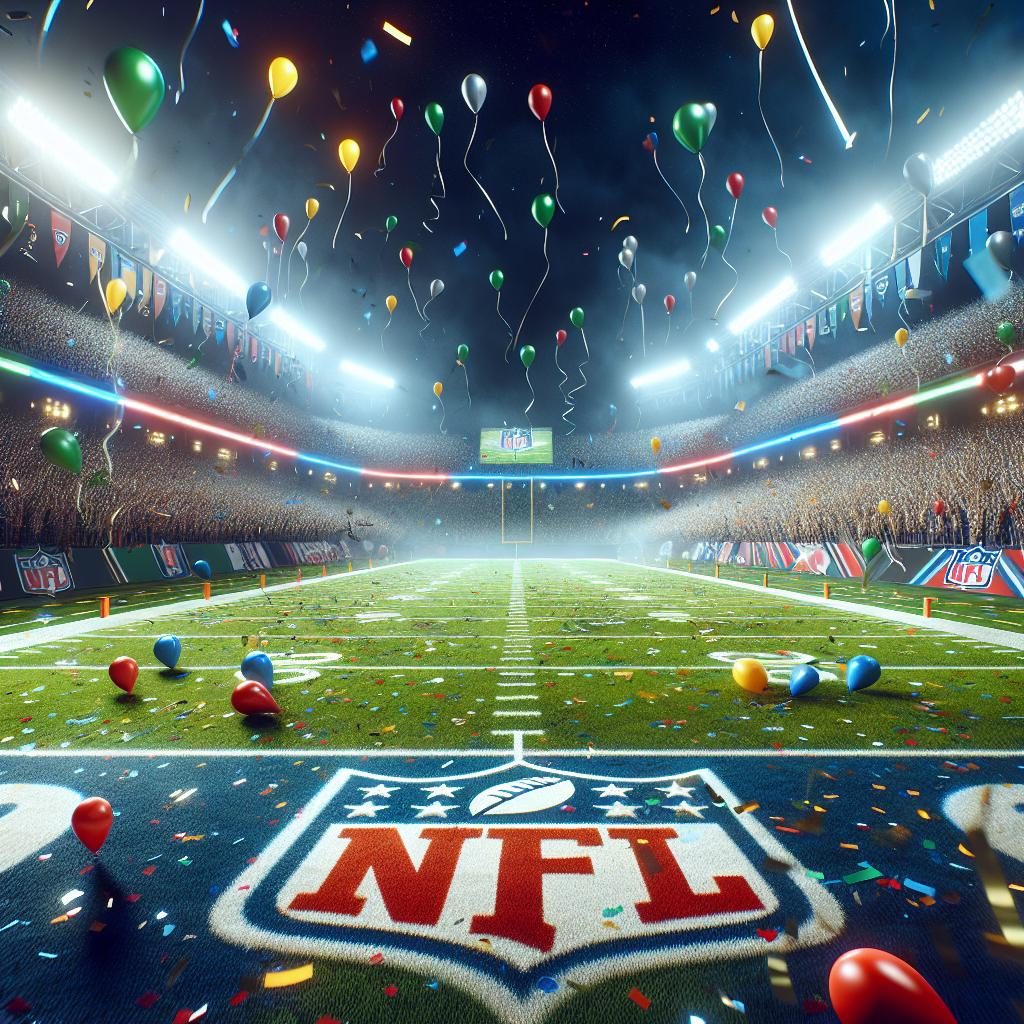 Football Field Celebration