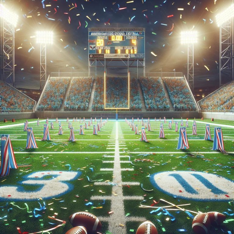 "Football Field Celebration"