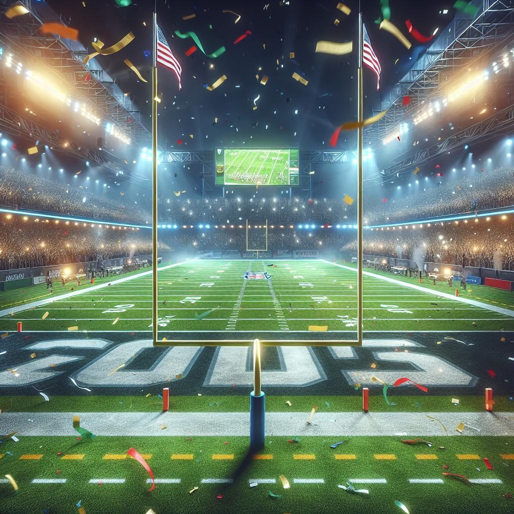 Football Field Celebration