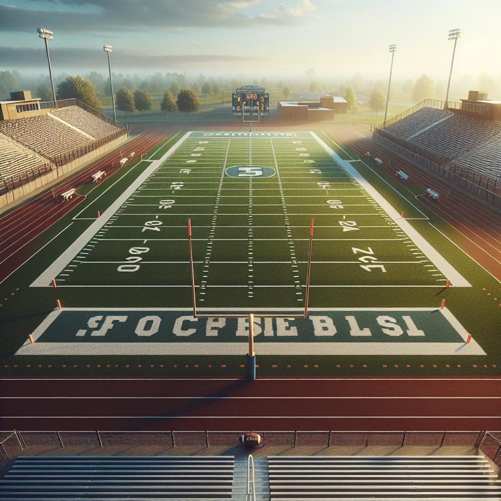 Football Field View
