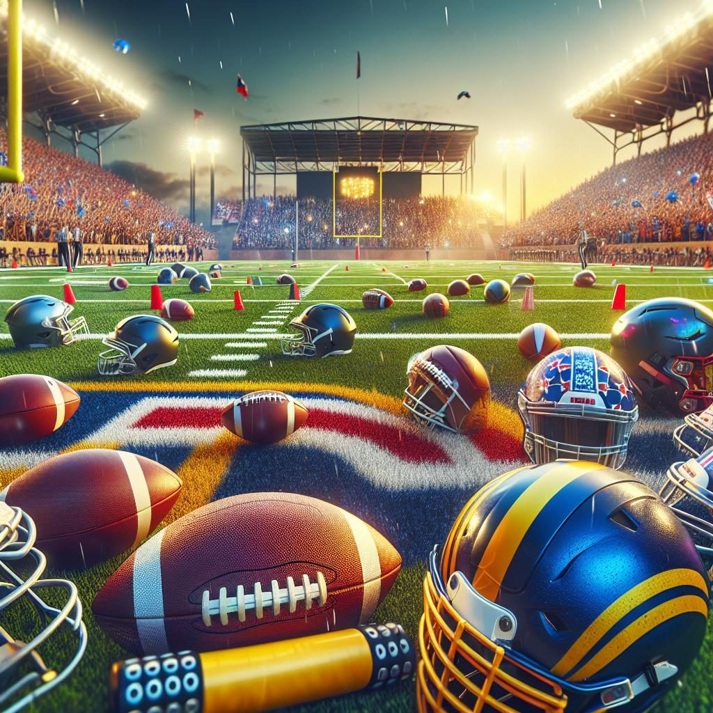 Football Field Excitement