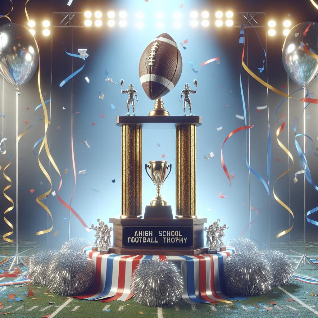Football Trophy Celebration