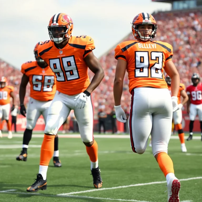 Buccaneers to Sport Iconic Creamsicle Uniforms Against Falcons Amid Injury Challenges