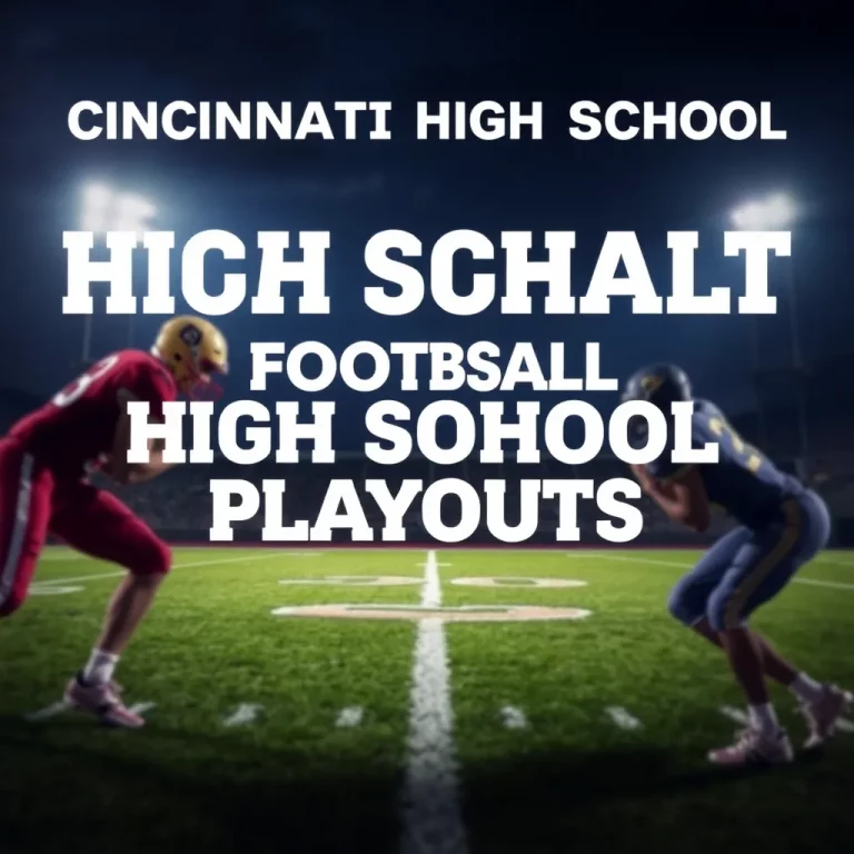 Cincinnati High School Football Playoffs Begin to Take Shape