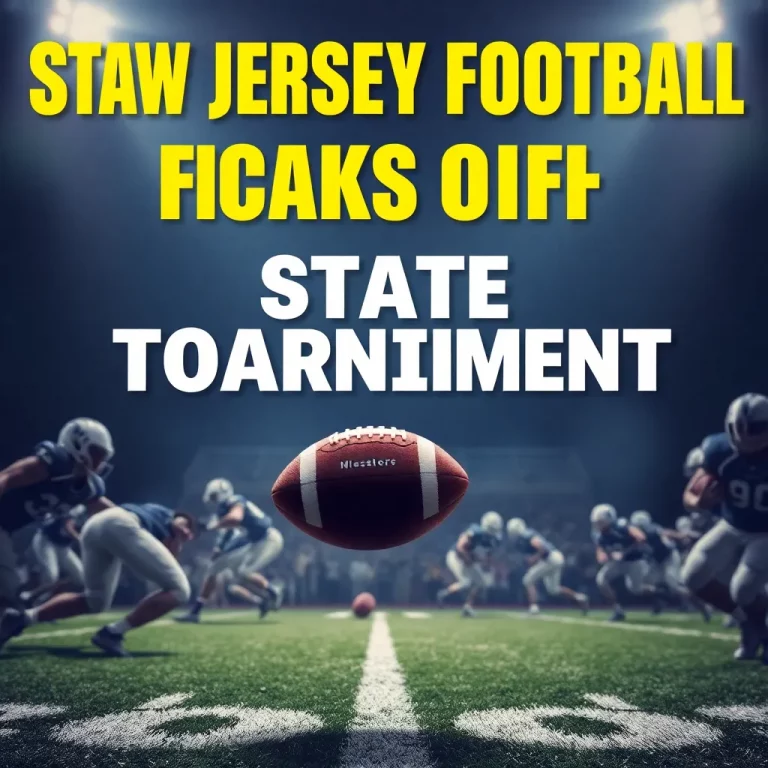 New Jersey High School Football State Tournament Kicks Off with Exciting Matchups