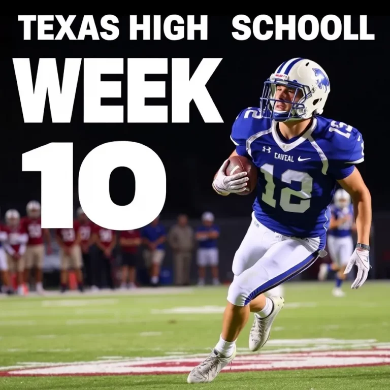 Exciting Week 10 of Texas High School Football Begins