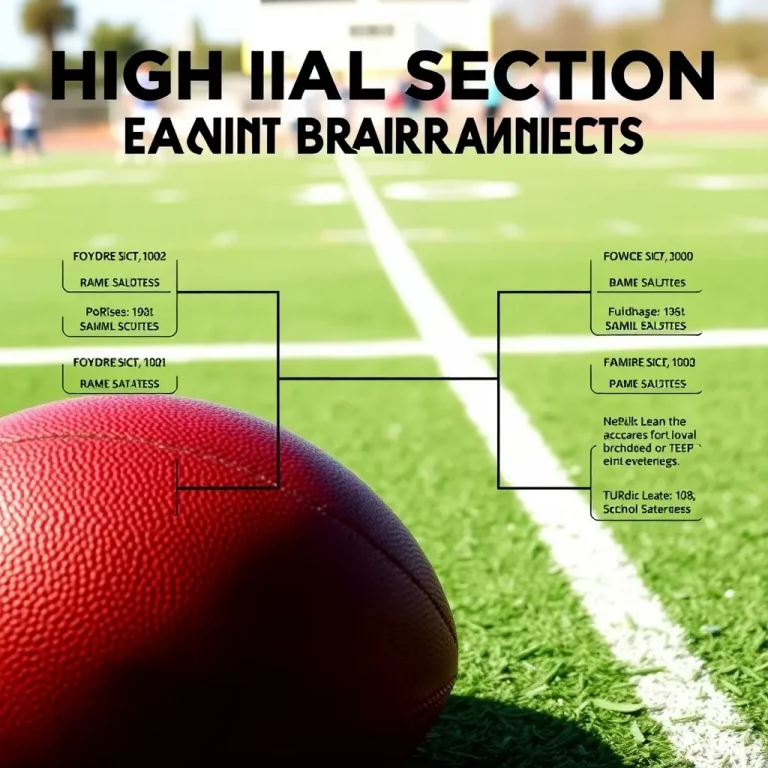 Exciting CIF Central Section High School Football Brackets Announced