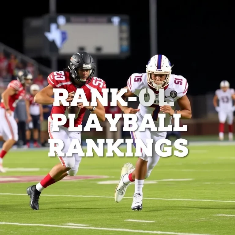 Texas High School Football Rankings Shake-Up as Playoffs Approach
