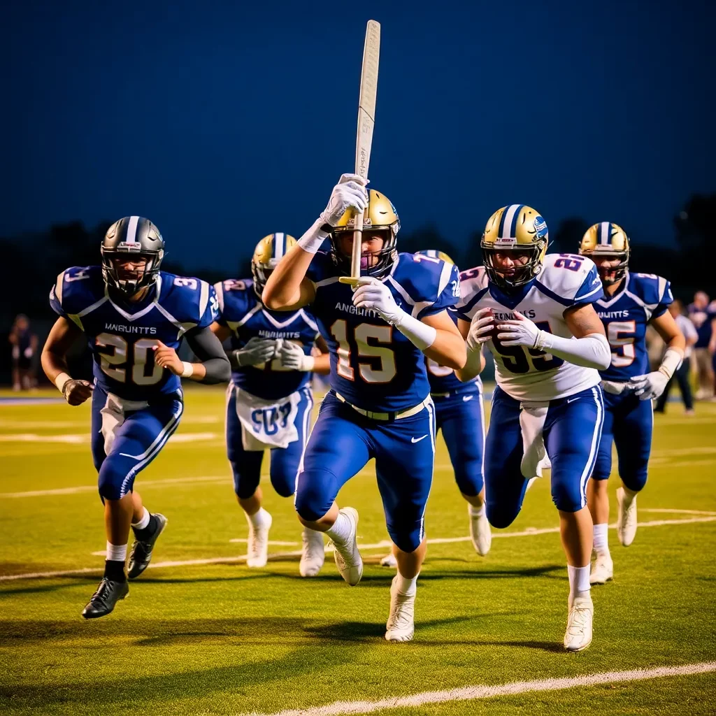 Archbishop Hoban Knights Advance to Quarterfinals with Thrilling 21-14 Victory Over Lake Blue Streaks