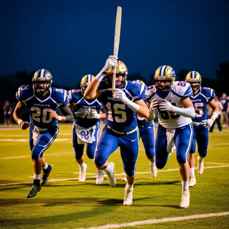 Archbishop Hoban Knights Advance to Quarterfinals with Thrilling 21-14 Victory Over Lake Blue Streaks
