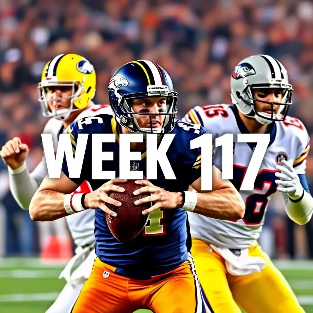 NFL Week 17: Exciting Showdowns and Crucial Playoff Scenarios