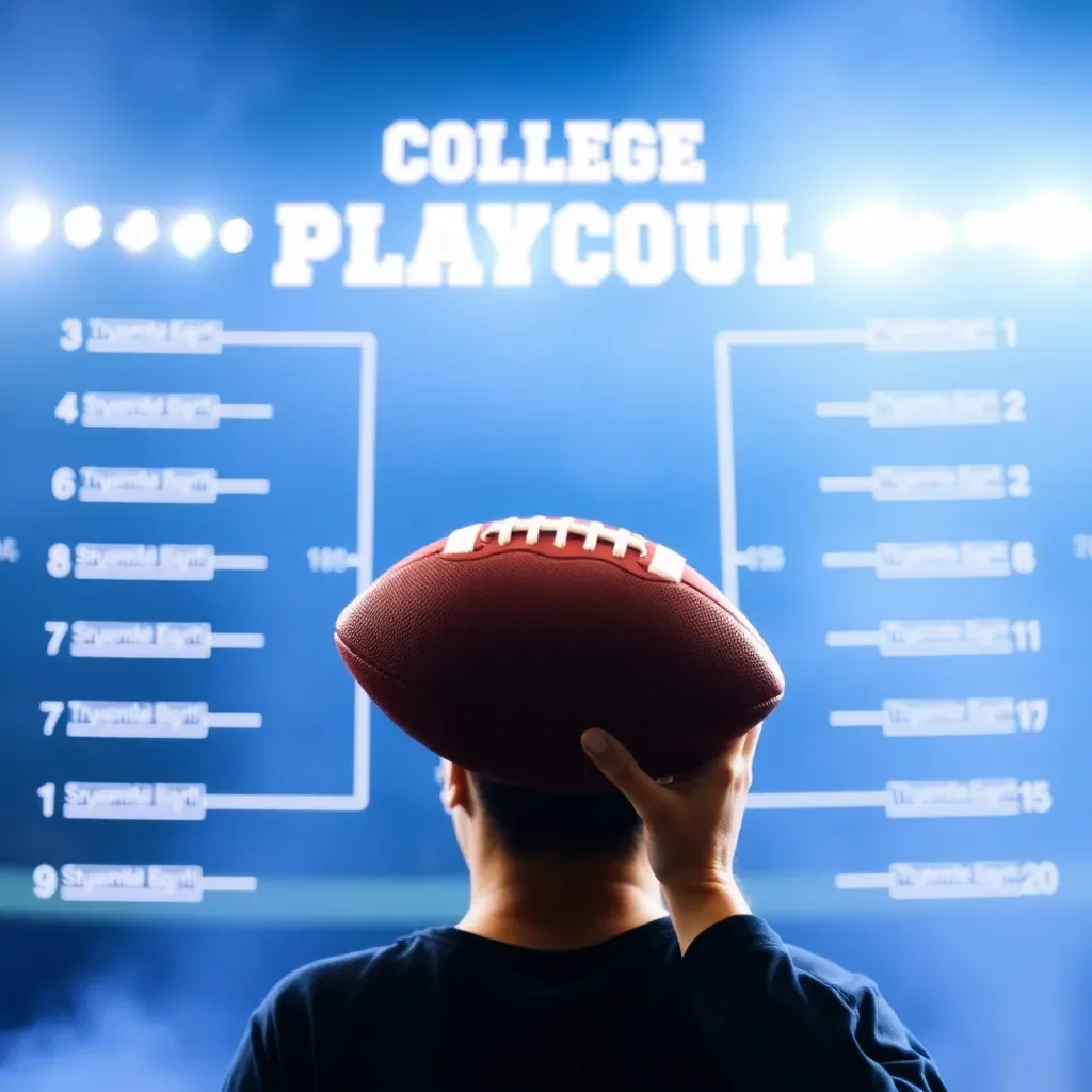 Excitement Builds as 12-Team College Football Playoff Bracket is Announced