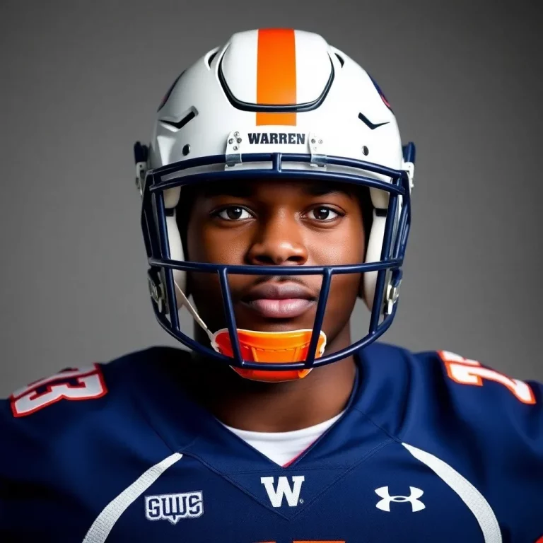 Warren's Aaron Stewart Commits to Illinois for Dual Sports: Football and Wrestling