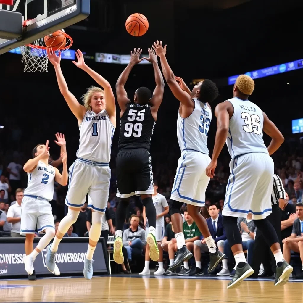 Tar Heels Triumph Over Eagles in Overtime Thriller, 102-96