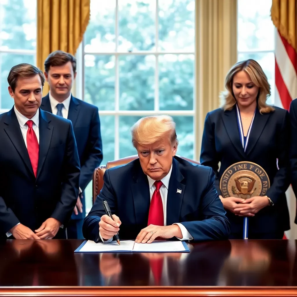 Trump Signs Executive Order Banning Transgender Athletes from Women's Sports, Sparking Controversy and Potential Legal Action