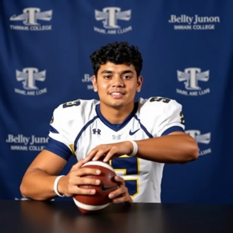 Dallas High School Football Star Juan-Milleon Aguilar Signs with Tyler Junior College