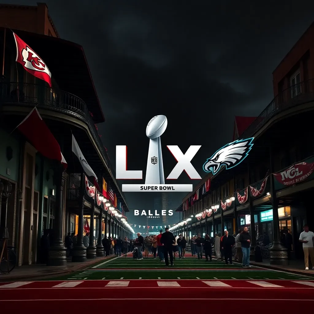 New Orleans Braces for Super Bowl LIX Showdown between Chiefs and Eagles