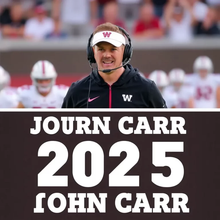 Starkville Welcomes New Head Coach John Carr for 2025 Season