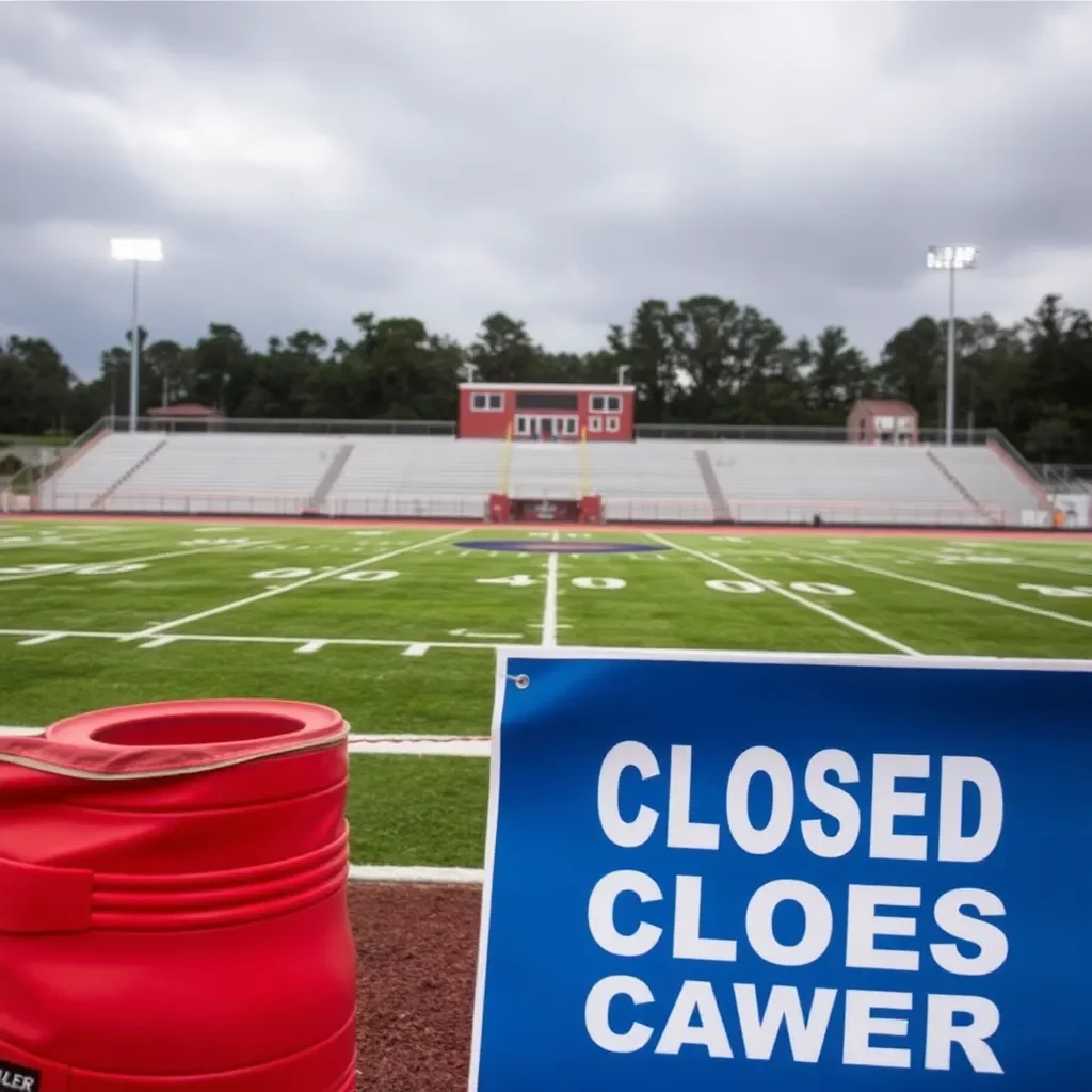 Oak Ridge High School Football Field Closed Due to Storm Damage: Community Awaiting Updates on Repairs