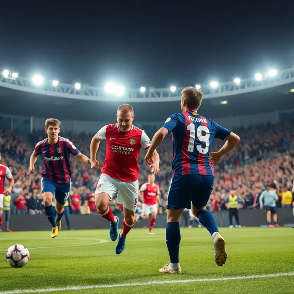 Roseland Knights soccer team celebrating after a match