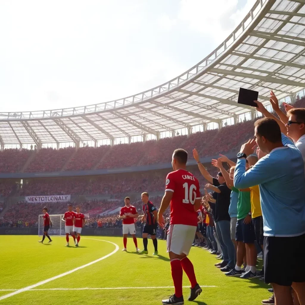 St. Joseph Boys Soccer Team in action during championship match