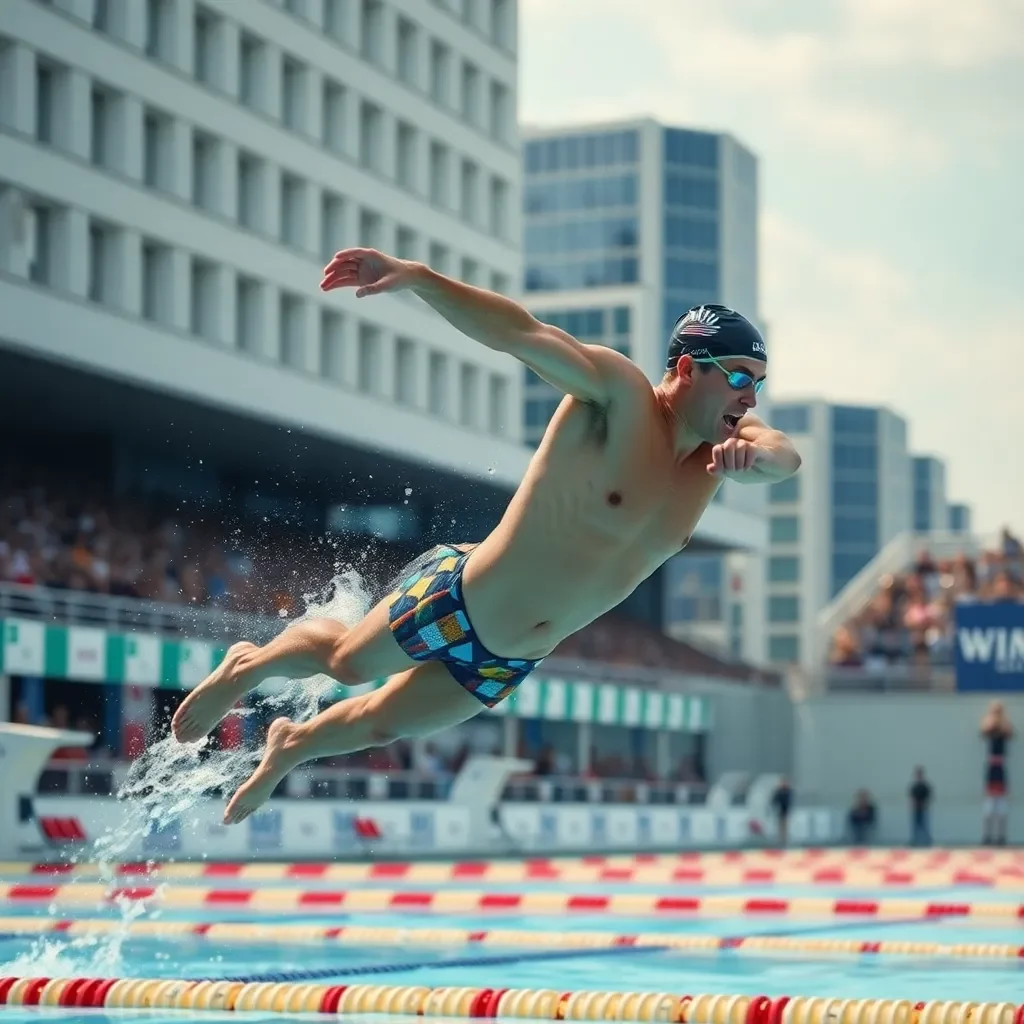Men's Swimming and Diving Championships Heat Up in City