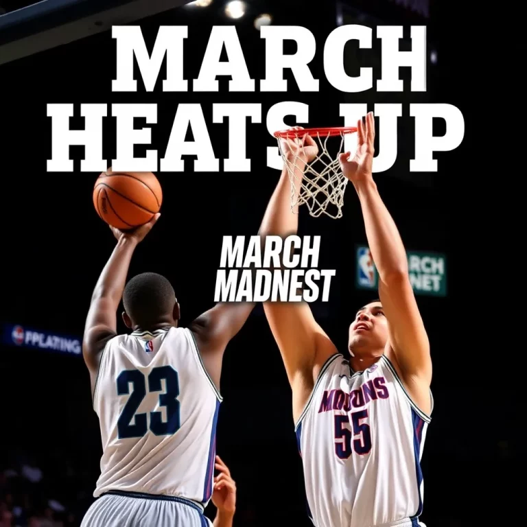 March Madness Heats Up: NCAA Teams Make Final Push for Postseason Glory