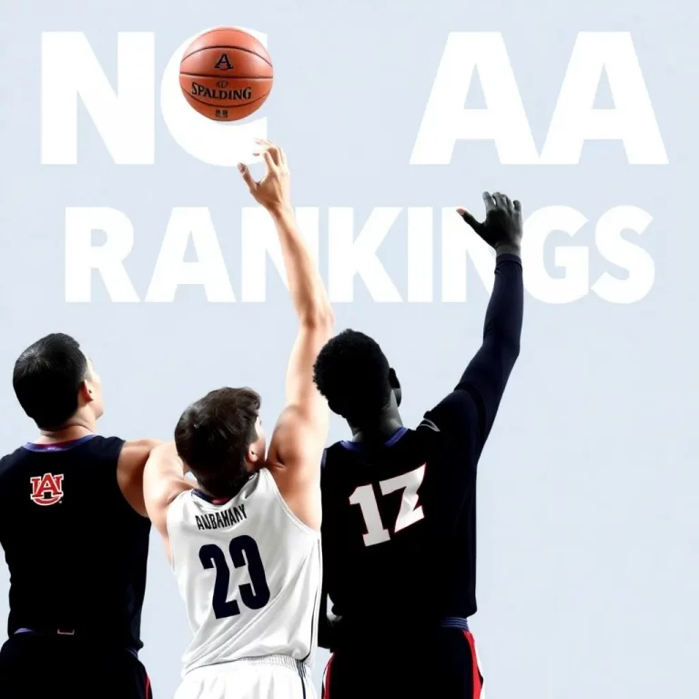NCAA Basketball Rankings: Auburn and Duke Maintain Dominance as Houston Climbs the Ladder