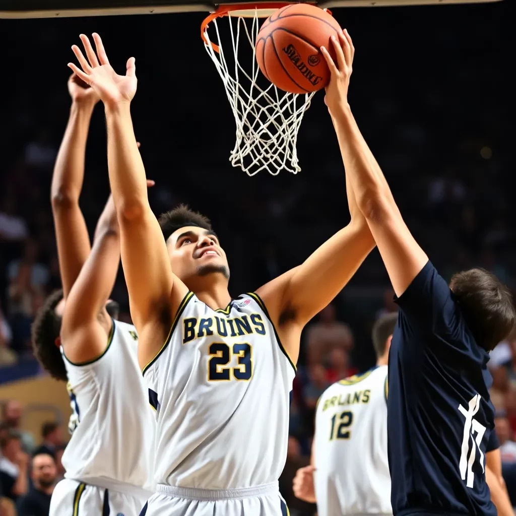 Bruins Triumph in Thrilling NCAA Showdown, Defeating Rivals 82-75