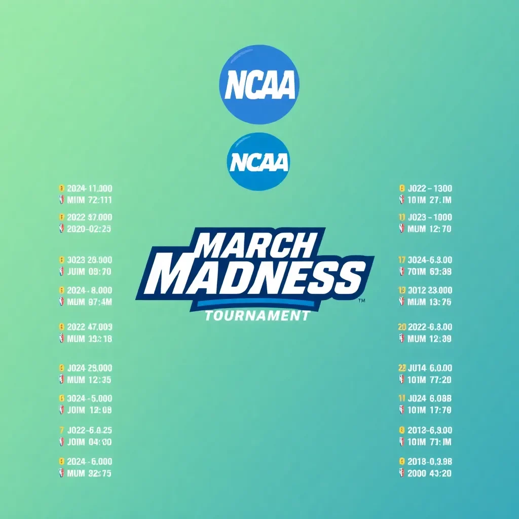 NCAA March Madness Tournament Dates and Locations Announced