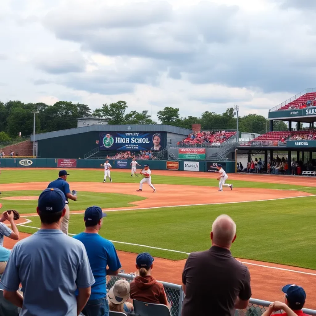 Community support during Austin-East baseball game