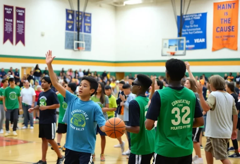 Charity basketball game in Aliquippa