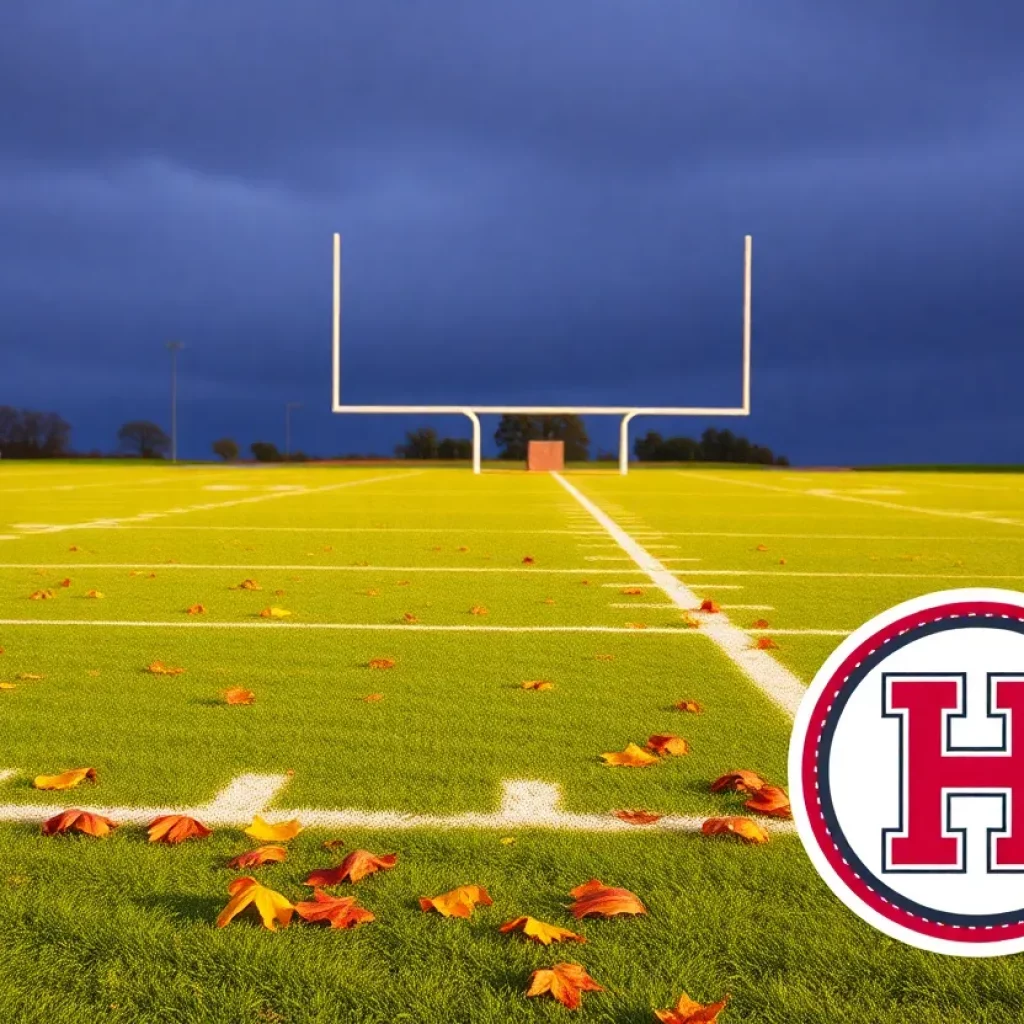 Hazlehurst football field showcasing team spirit