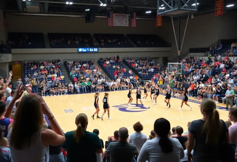 Girls basketball teams competing in the Iowa High School Girls State Basketball Tournament