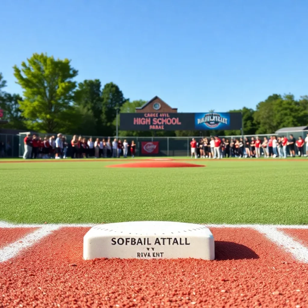 Softball field ready for the 2025 season with teams preparing